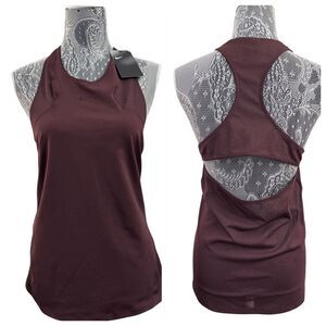 NWT Nike Womens Pro HyperCool Tank Brown Active Wear AQ0022-233 $45